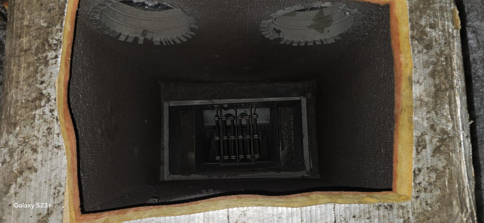 Air duct cleaning Austin - duct condition before service